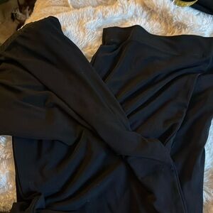 Rabbit Rabbit Rabbit Designs Black Wide-Leg Pants - Size L